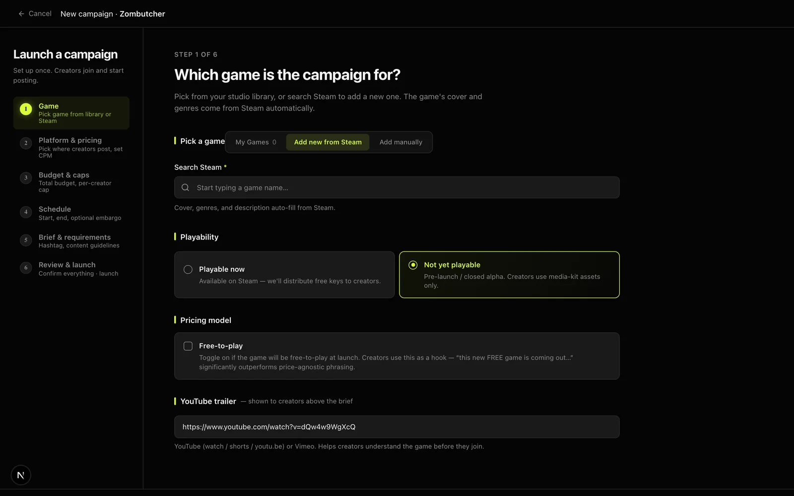 Launch Campaigns in 3 Minutes